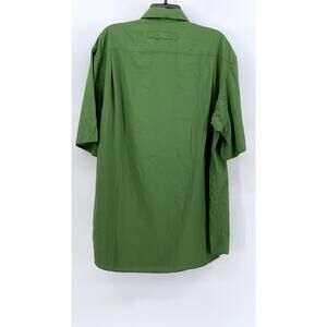 DULUTH TRADING CO Men's Tall Dark Green Button-Up Shirt SZ LT